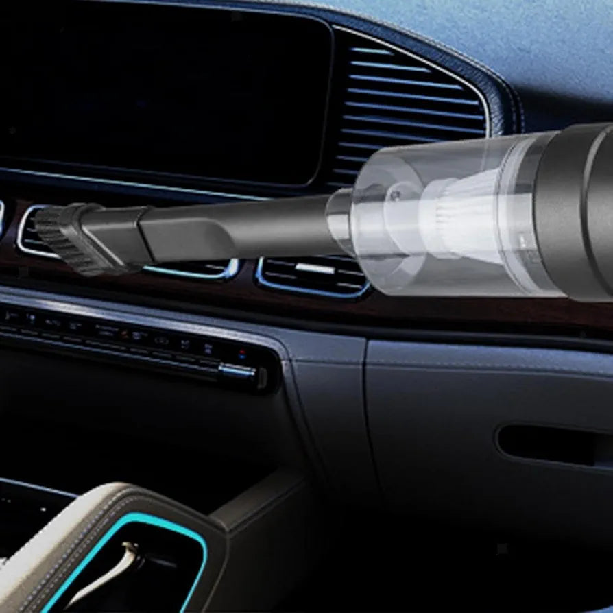SHAYONAM 3-in-1 Portable High Power Car Vacuum Cleaner | USB Rechargeable Wireless Handheld Car Vacuum Cleaner Traveling, Camping Reusable,Portable,Rechargeable Vacuum 
